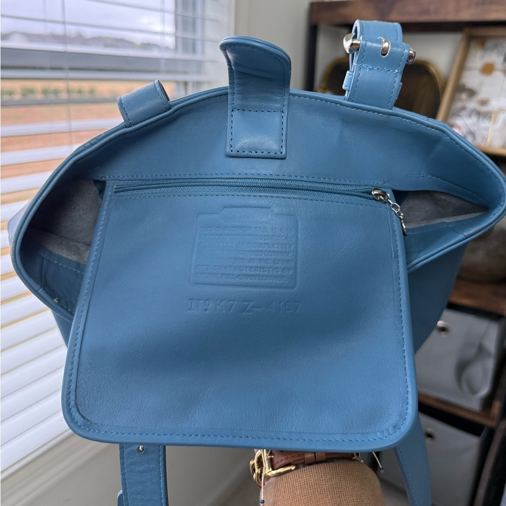 Coach Glacier Blue Waverly SoHo Buckle 4157 - Picture 3 of 10
